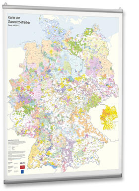 Karte der Gasnetzbetreiber 2023 | Sonstiges | 978-3-8007-6148-7 | sack.de