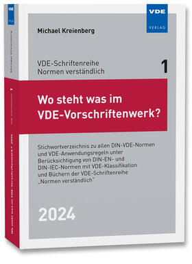 Kreienberg |  Wo steht was im VDE-Vorschriftenwerk? 2024 | Buch |  Sack Fachmedien