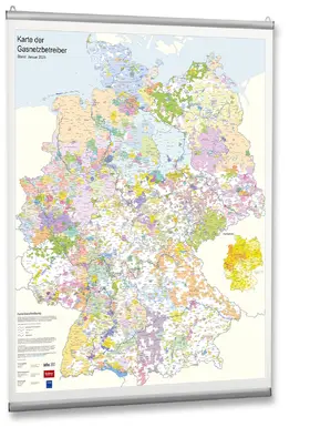  Karte der Gasnetzbetreiber 2025 | Sonstiges |  Sack Fachmedien