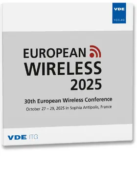 VDE ITG | European Wireless 2025 | Sonstiges | 978-3-8007-6526-3 | www.sack.de