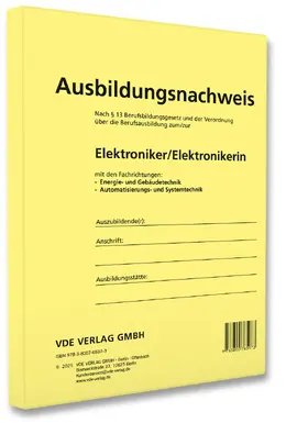  Ausbildungsnachweis Elektroniker/Elektronikerin | Buch |  Sack Fachmedien