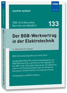 Jackisch |  Der BGB-Werkvertrag in der Elektrotechnik | Buch |  Sack Fachmedien
