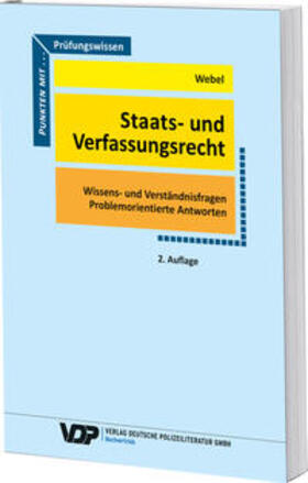 Webel | Webel, K: Prüfungswissen Staats- und Verfassungsrecht | Buch | 978-3-8011-0808-3 | sack.de