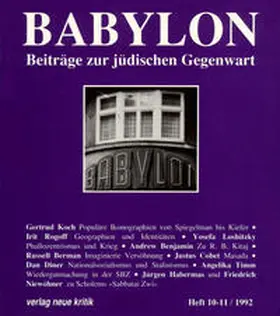 Diner / Brumlik / Koch |  Babylon / Babylon 10-11 | Buch |  Sack Fachmedien