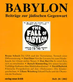 Brumlik / Diner / Inowlocki |  Babylon 20 | Buch |  Sack Fachmedien
