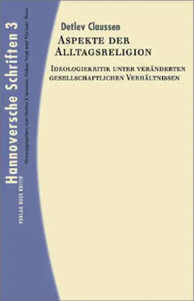 Claussen / Negt / Werz |  Hannoversche Schriften | Buch |  Sack Fachmedien