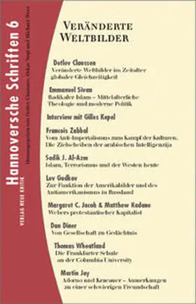 Claussen / Negt / Werz | Hannoversche Schriften | Buch | 978-3-8015-0361-1 | sack.de