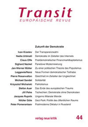  Transit 44 | Buch |  Sack Fachmedien
