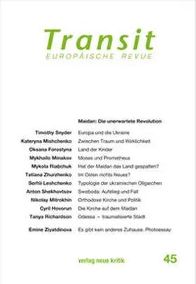 Michalski |  Transit 45 | Buch |  Sack Fachmedien