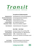 Uhl / Snyder / Smolar |  Transit 35. Europäische Revue | eBook | Sack Fachmedien