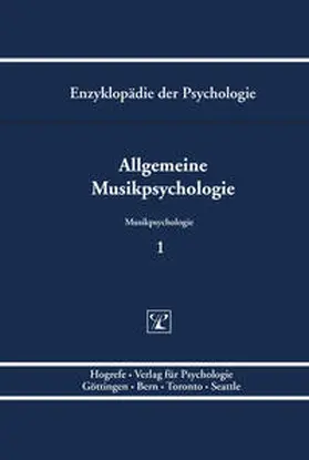 Stoffer / Oerter |  Allgemeine Musikpsychologie - Bd. 1 | Buch |  Sack Fachmedien