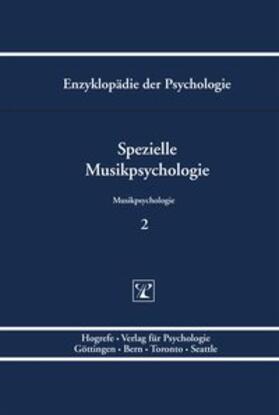 Oerter / Stoffer |  Spezielle Musikpsychologie | Buch |  Sack Fachmedien