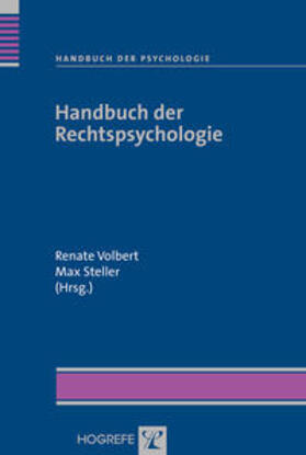 Volbert / Steller |  Handbuch der Rechtspsychologie | Buch |  Sack Fachmedien
