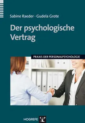 Raeder / Grote |  Der psychologische Vertrag | Buch |  Sack Fachmedien