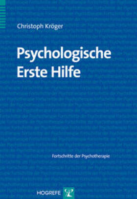 Kröger | Psychologische Erste Hilfe | Buch | sack.de