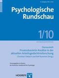 Fiebach / Rummer |  Psychologische Rundschau | Buch |  Sack Fachmedien