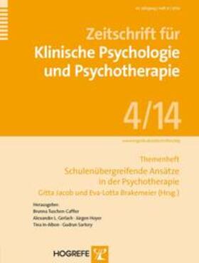 Jacob / Brakemeier | Schulenübergreifende Ansätze in der Psychotherapie | Buch | 978-3-8017-2703-1 | sack.de