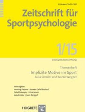 Schüler / Wegner | Implizite Motive im Sport | Buch | 978-3-8017-2731-4 | sack.de