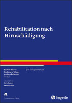 Winson / Wilson / Bateman | Rehabilitation nach Hirnschädigung | Buch | 978-3-8017-2985-1 | sack.de