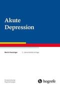 Hautzinger |  Akute Depression | Buch |  Sack Fachmedien