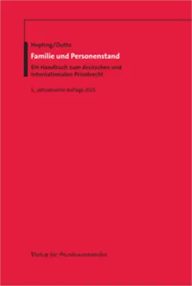 Hepting / Dutta | Familie und Personenstand | Buch | 978-3-8019-5741-4 | sack.de