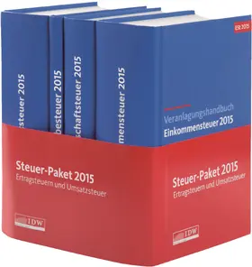 IDW | Steuer-Paket 2015: Ertragsteuern und Umsatzsteuer | Medienkombination | 978-3-8021-2018-3 | www.sack.de
