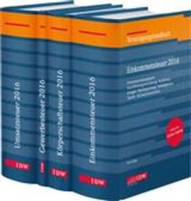 IDW | Steuer-Paket 2016: Ertragsteuern und Umsatzsteuer | Medienkombination | 978-3-8021-2079-4 | www.sack.de