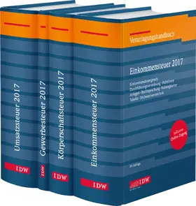 IDW | Steuer-Paket 2017: Ertragsteuern und Umsatzsteuer | Medienkombination | 978-3-8021-2151-7 | www.sack.de