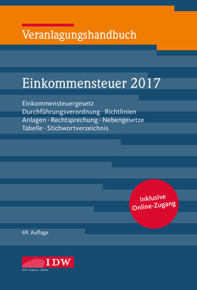 Veranlagungshandbuch Einkommensteuer 2017 | Medienkombination | 978-3-8021-2152-4 | sack.de