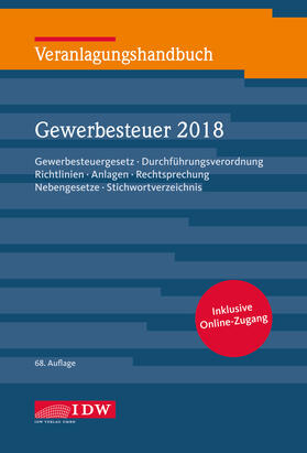 Institut der Wirtschaftsprüfer in Deutschland e.V. / Boveleth | Veranlagungshandb. Gewerbesteuer 2018 | Medienkombination | 978-3-8021-2419-8 | sack.de