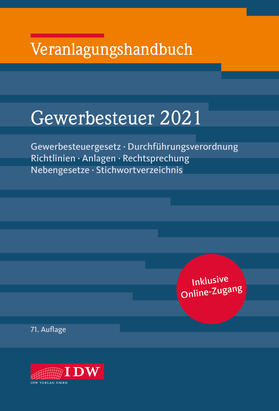 Sternkiker | Veranlagungshandbuch Gewerbesteuer 2021, 71.A. | Medienkombination | 978-3-8021-2599-7 | sack.de