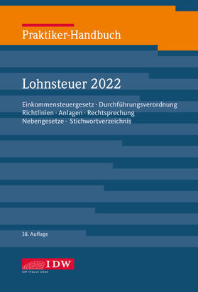 Schaffhausen / Brandenberg / Niermann |  Praktiker-Handbuch Lohnsteuer 2022 | Buch |  Sack Fachmedien