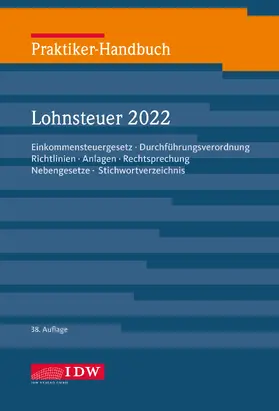 Praktiker-Handbuch Lohnsteuer 2022 | Medienkombination | 978-3-8021-2700-7 | www.sack.de