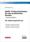 Farr |  Farr, Prüfercheckl. 36. Erg.Lief. z. Grundwerk, inkl. CL 10,11 + 17 | Loseblattwerk |  Sack Fachmedien