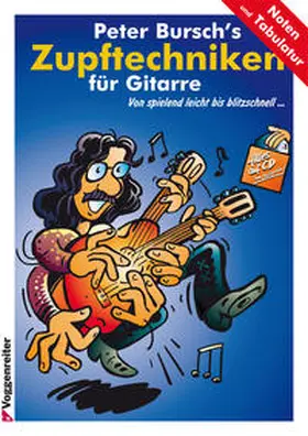 Bursch |  Peter Bursch's Zupftechniken für Gitarre | Buch |  Sack Fachmedien
