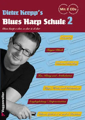 Kropp |  Kropp's Blues Harp Schule Bd. 2 (2CD) FSC Mix, SGSCH-COC-050055 | Buch |  Sack Fachmedien