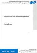 Bruns |  Organisation des Anlaufmanagements | Buch |  Sack Fachmedien