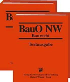 Verlag Wingen |  BauO NRW – Bauordnungsrecht Nordrhein-Westfalen | Loseblattwerk |  Sack Fachmedien