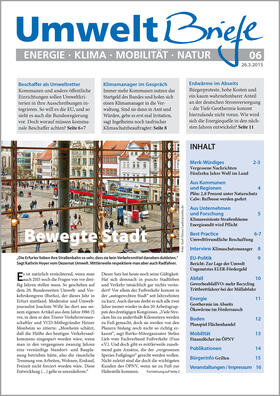 Zeitschrift UmweltBriefe Heft 06/2015 | E-Book | sack.de