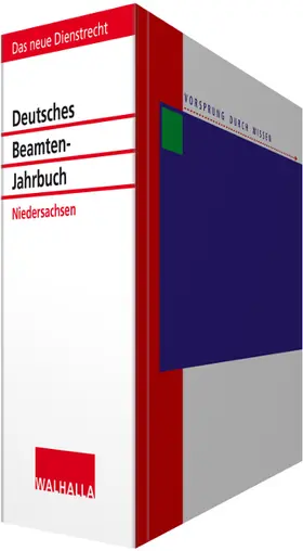 Walhalla Fachredaktion |  Deutsches Beamten-Jahrbuch Niedersachsen | Loseblattwerk |  Sack Fachmedien