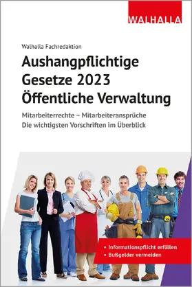  Aushangpflichtige Gesetze 2023 Öffentliche Verwaltung | Buch |  Sack Fachmedien