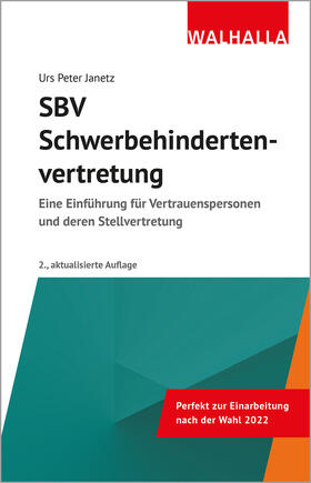 Janetz | Janetz, U: SBV - Schwerbehindertenvertretung | Buch | 978-3-8029-1532-1 | sack.de