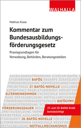 Klose | Klose, M: Kommentar zum Bundesausbildungsförderungsgesetz | Buch | 978-3-8029-1837-7 | sack.de
