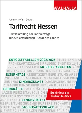 Ummenhofer / Budrus |  Tarifrecht Hessen | Buch |  Sack Fachmedien