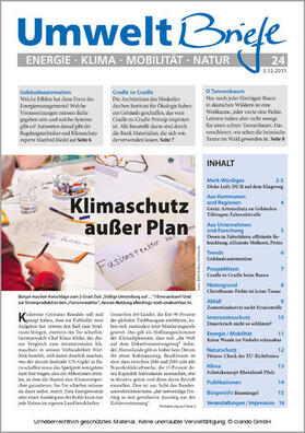 Zeitschrift UmweltBriefe Heft 24/2015 | E-Book | sack.de