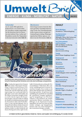 Zeitschrift UmweltBriefe Heft Mai 2016 | E-Book | sack.de