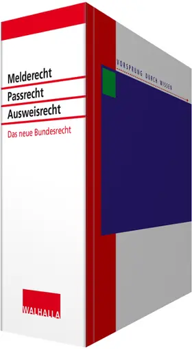  Melderecht, Passrecht, Ausweisrecht - MPA | Loseblattwerk |  Sack Fachmedien