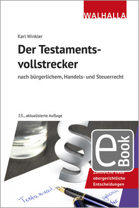 Winkler | Der Testamentsvollstrecker | E-Book | sack.de