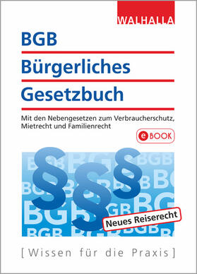BGB - Bürgerliches Gesetzbuch Ausgabe 2018/2019 | E-Book | sack.de