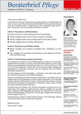 Baake | Beraterbrief Pflege Ausgabe Juni 2018/12 | E-Book | sack.de